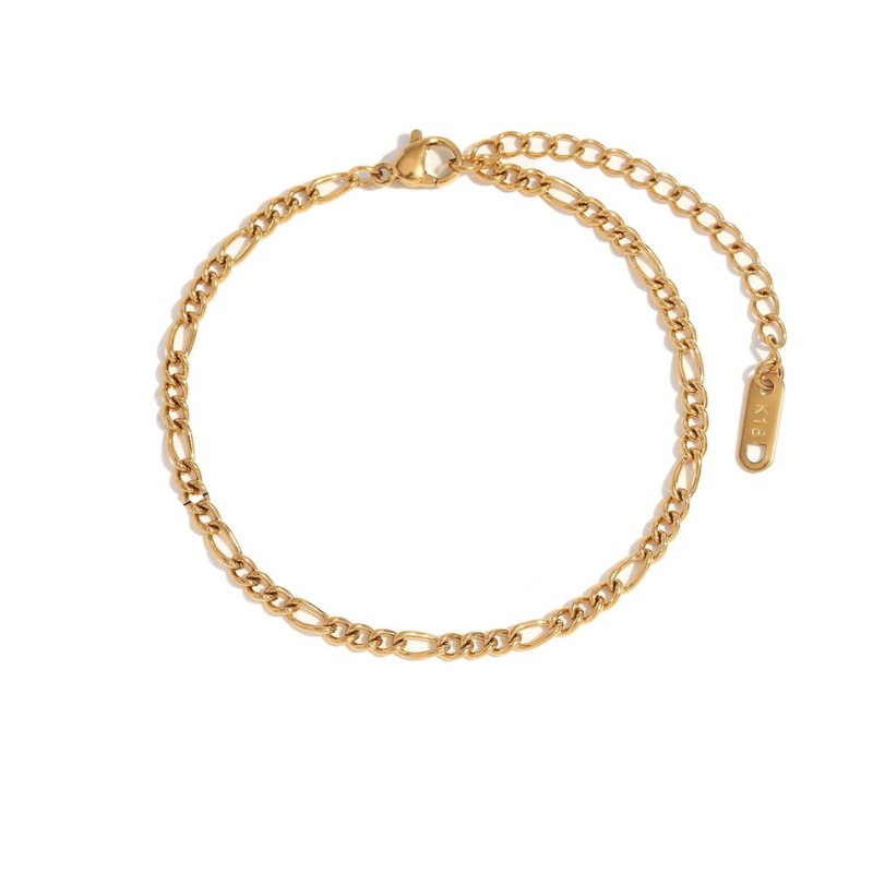 Pulseira Elos Banhada a Ouro 18k
